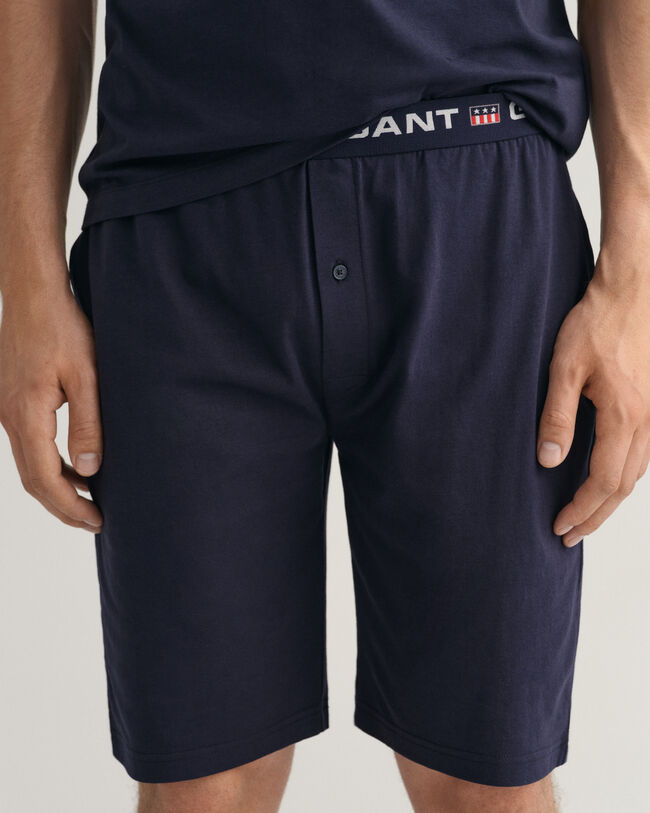 Pantalones de pijama cortos de punto