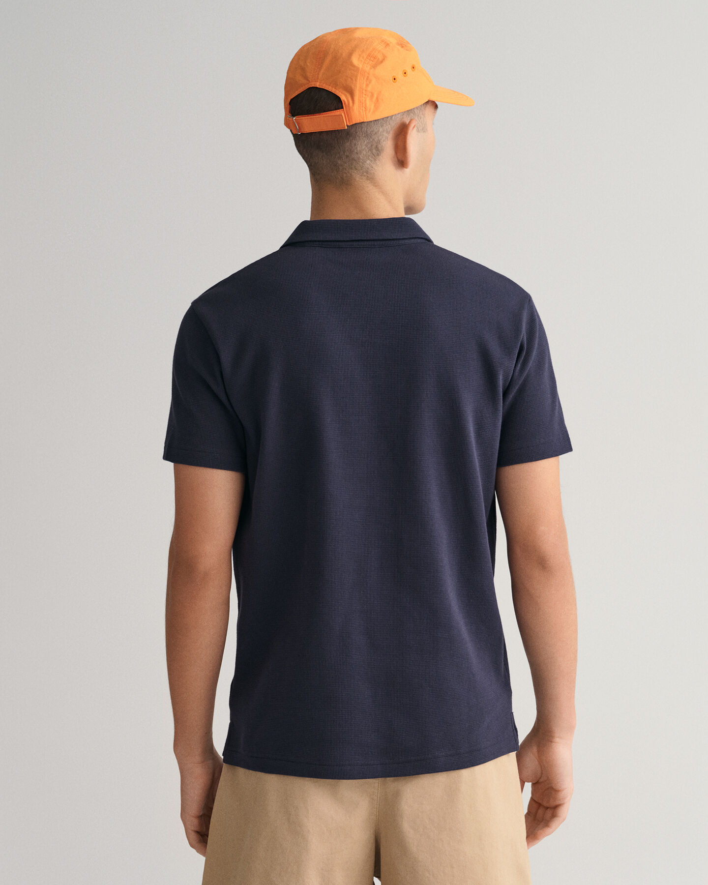 Polo de piqué Waffle Texture