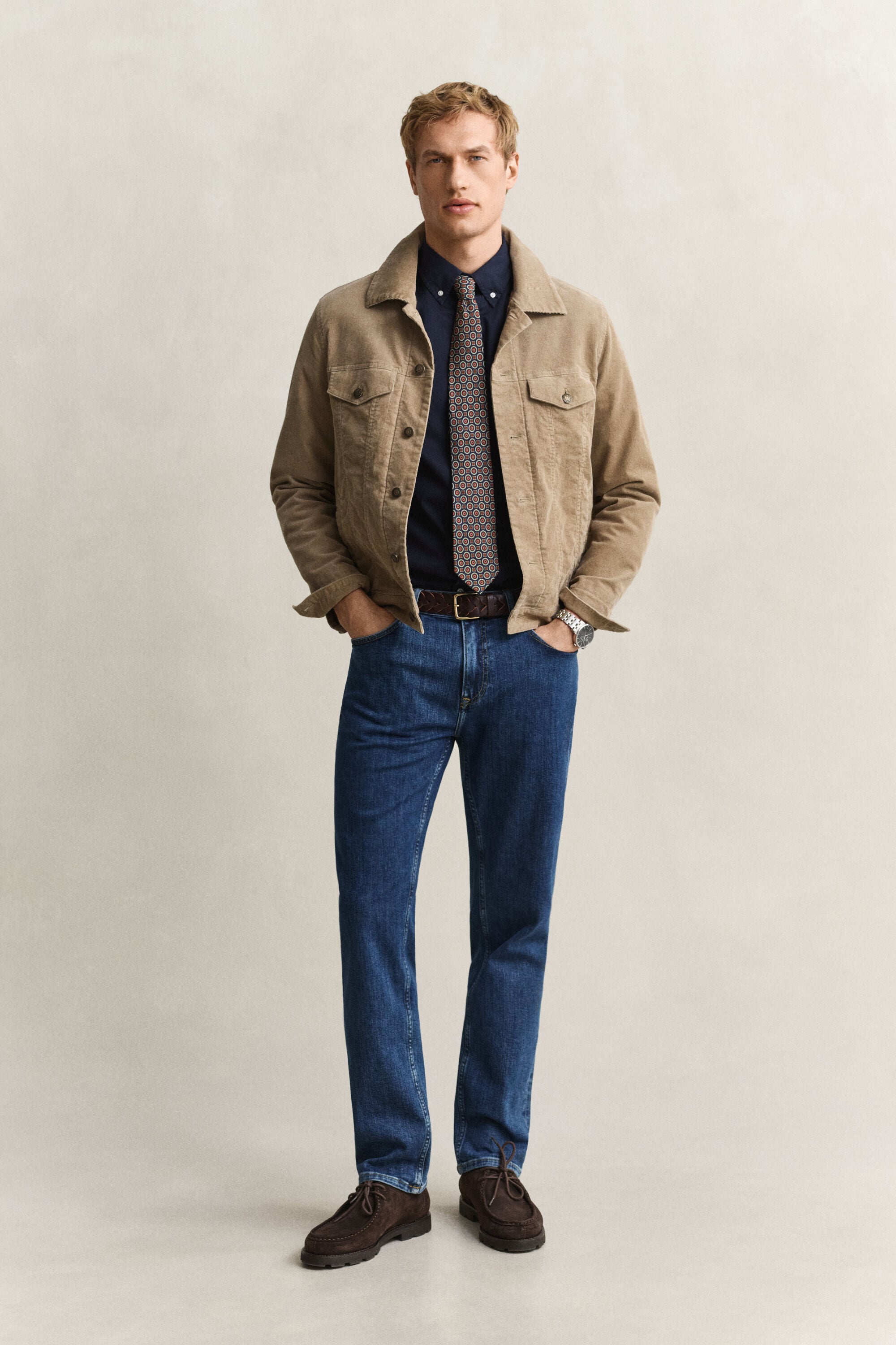 Camisa de popelina Regular Fit clásica