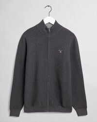 Jersey con cremallera completa Triangle Texture