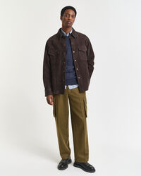 Jersey de cuello redondo en mouliné de mezcla de lana