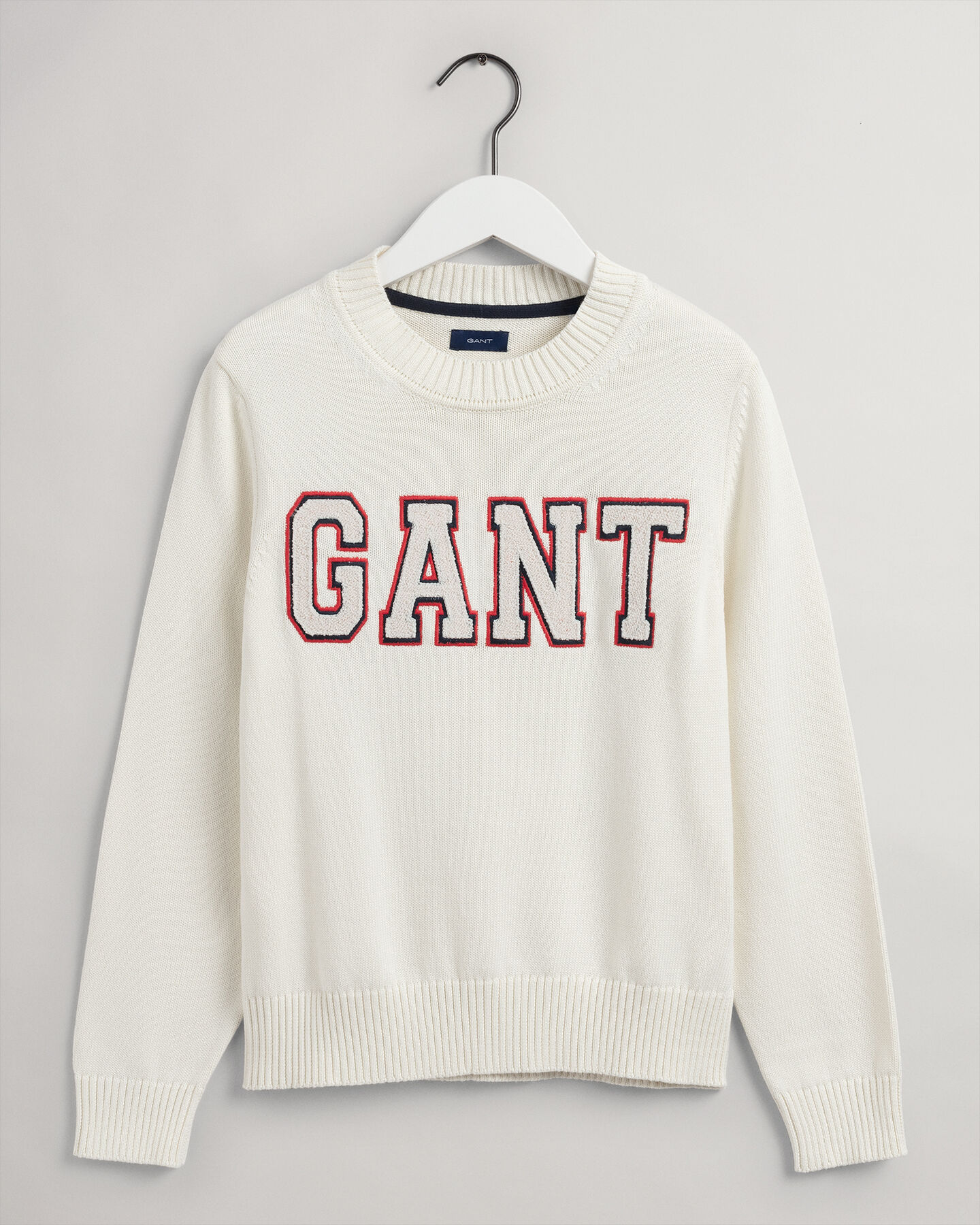 Jersey de cuello redondo en algod&oacute;n Logo