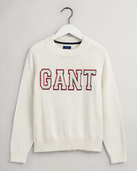 Jersey de cuello redondo en algod&oacute;n Logo