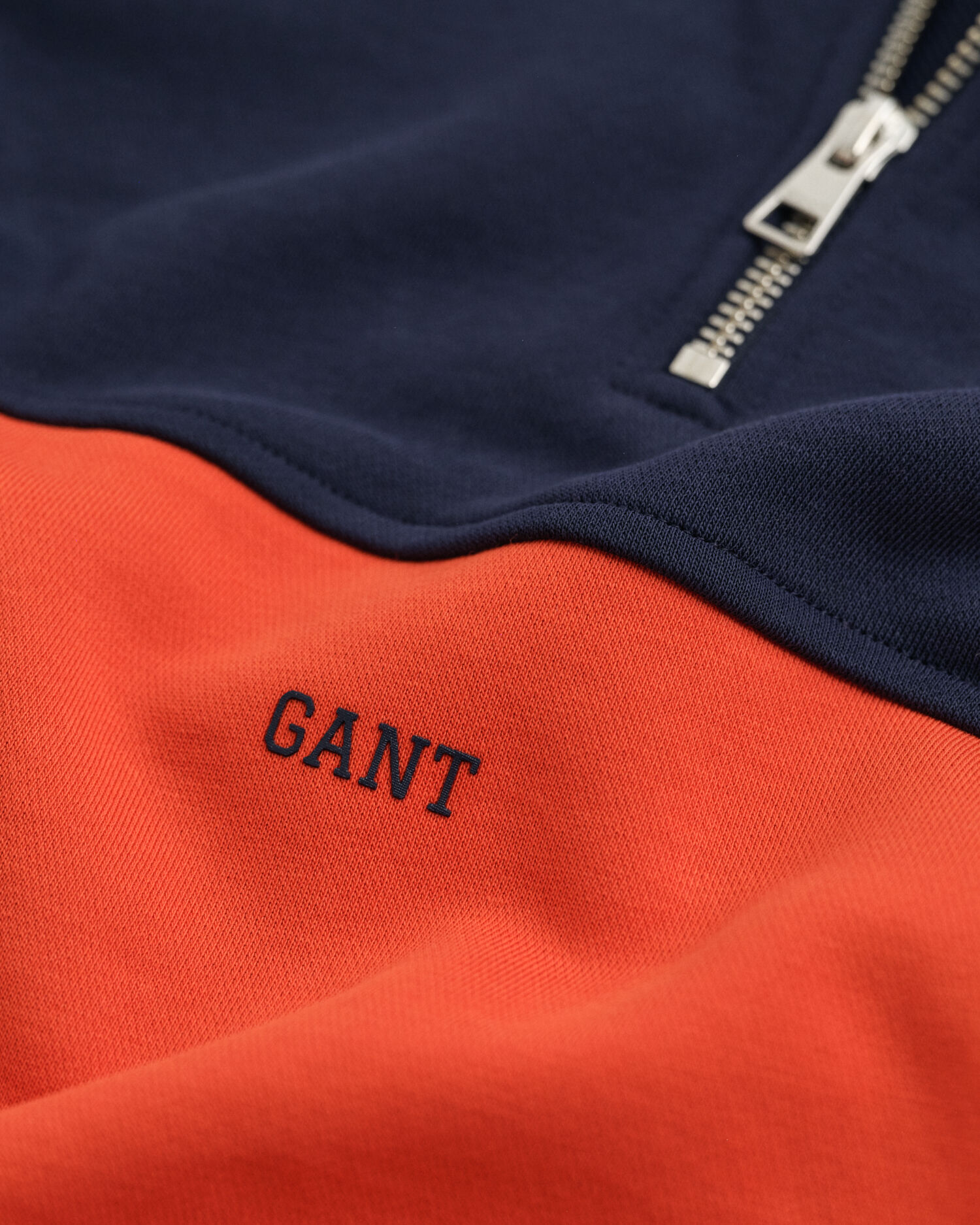 Sudadera con media cremallera y bloques de color Teens