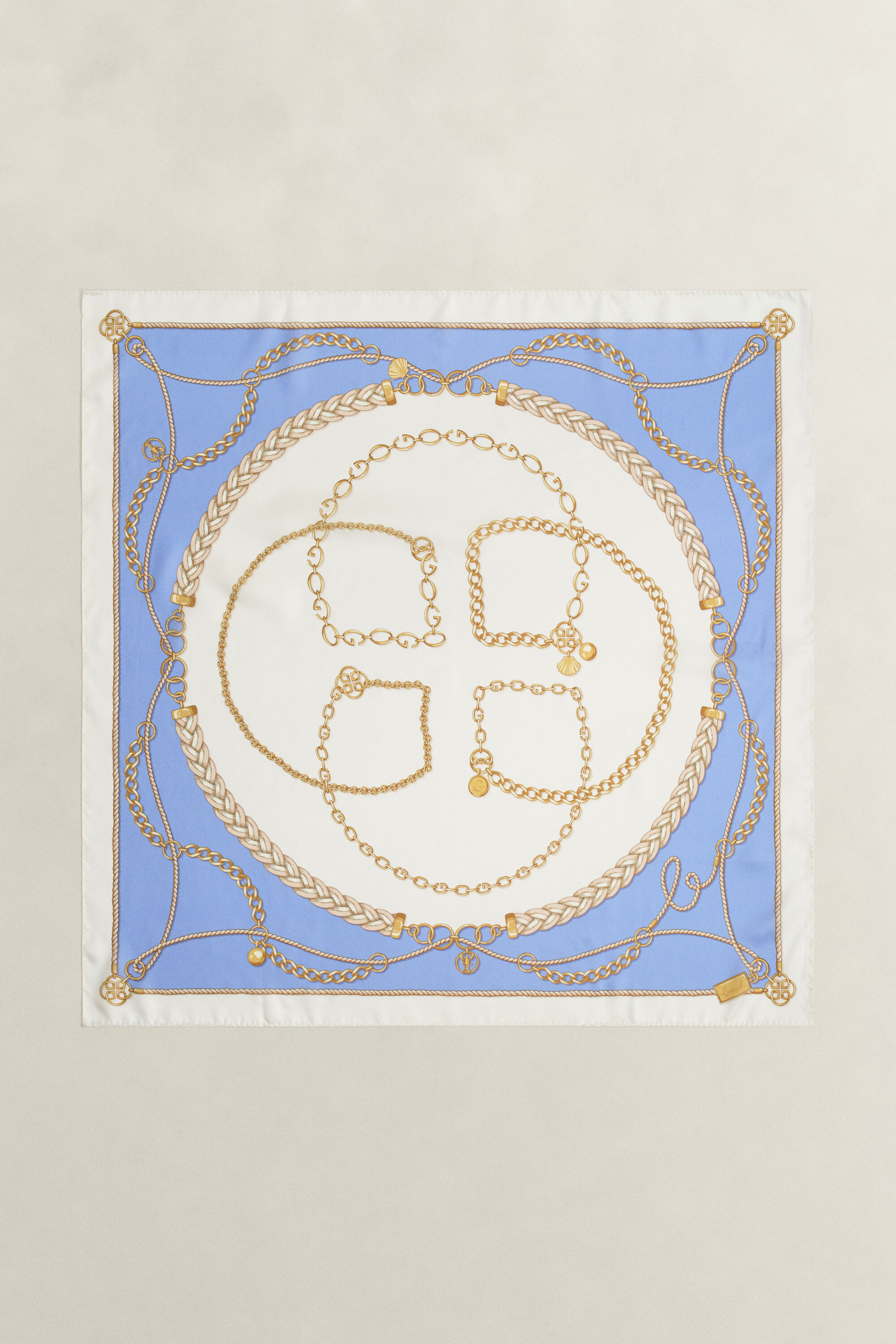 Pañuelo de seda Chain