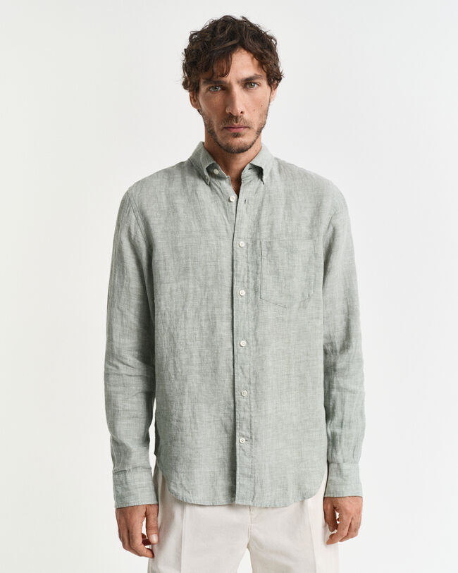 Camisa Regular Fit de lino