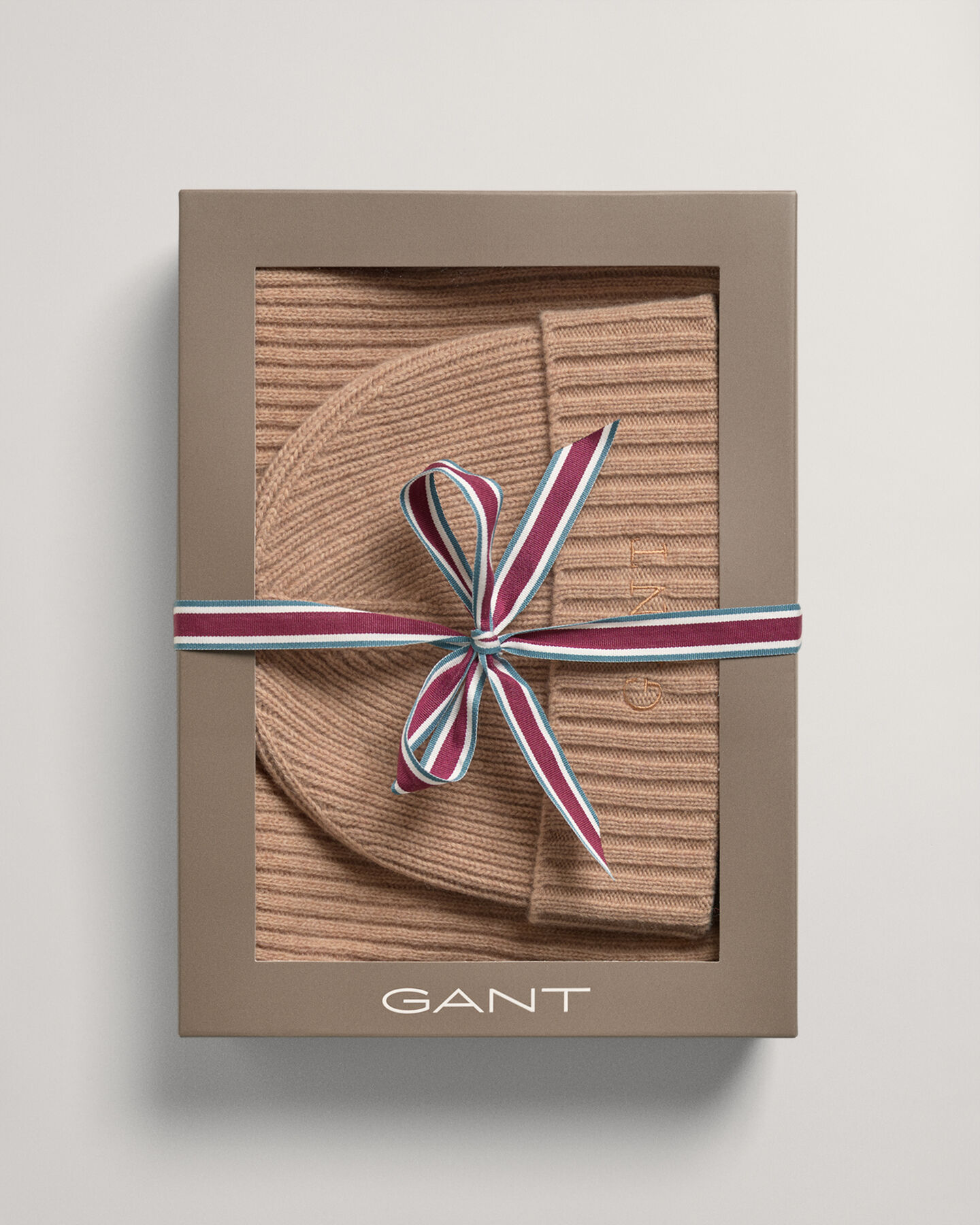 Caja de regalo de bufanda y gorro