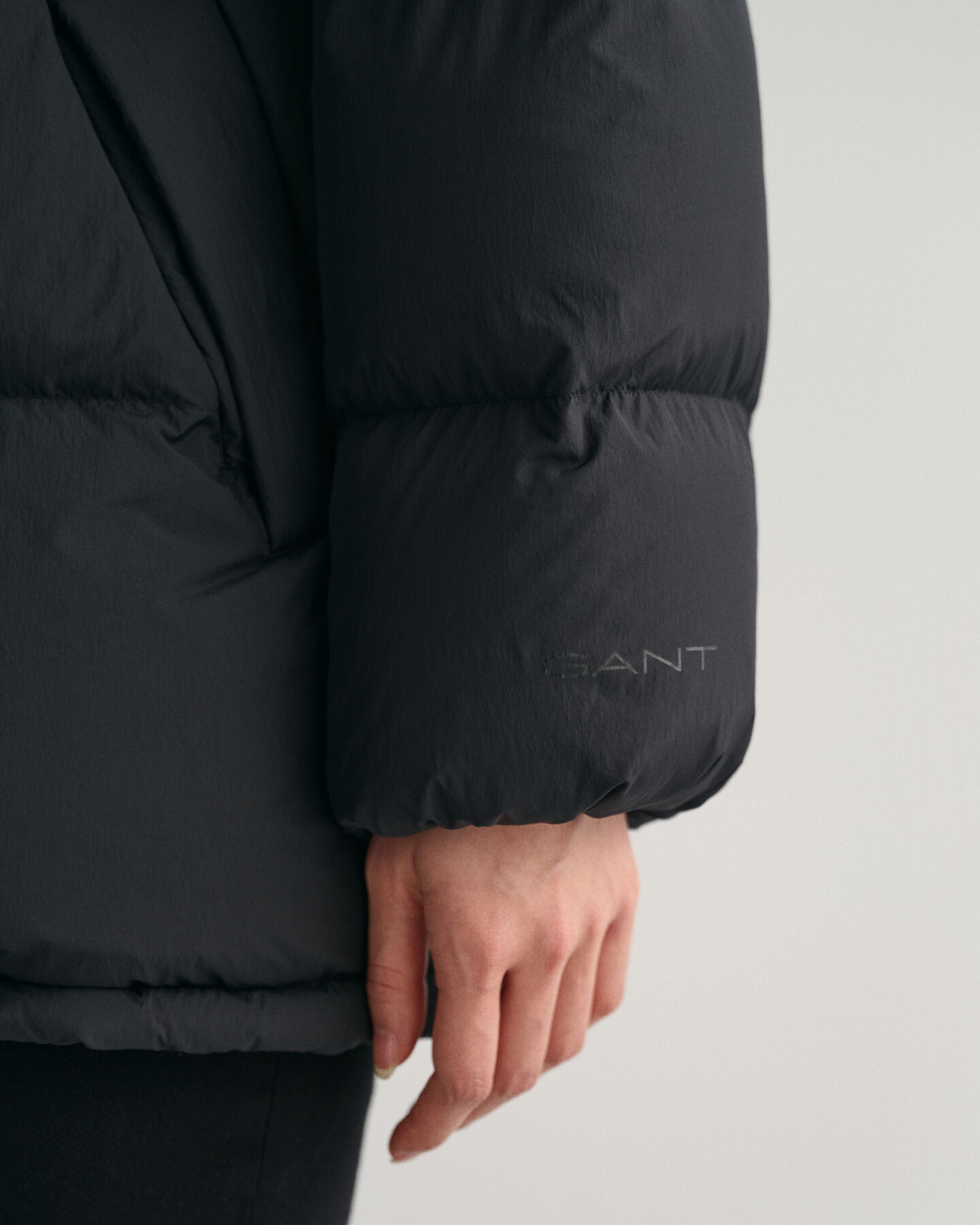 Chaqueta de plum&oacute;n y largo medio