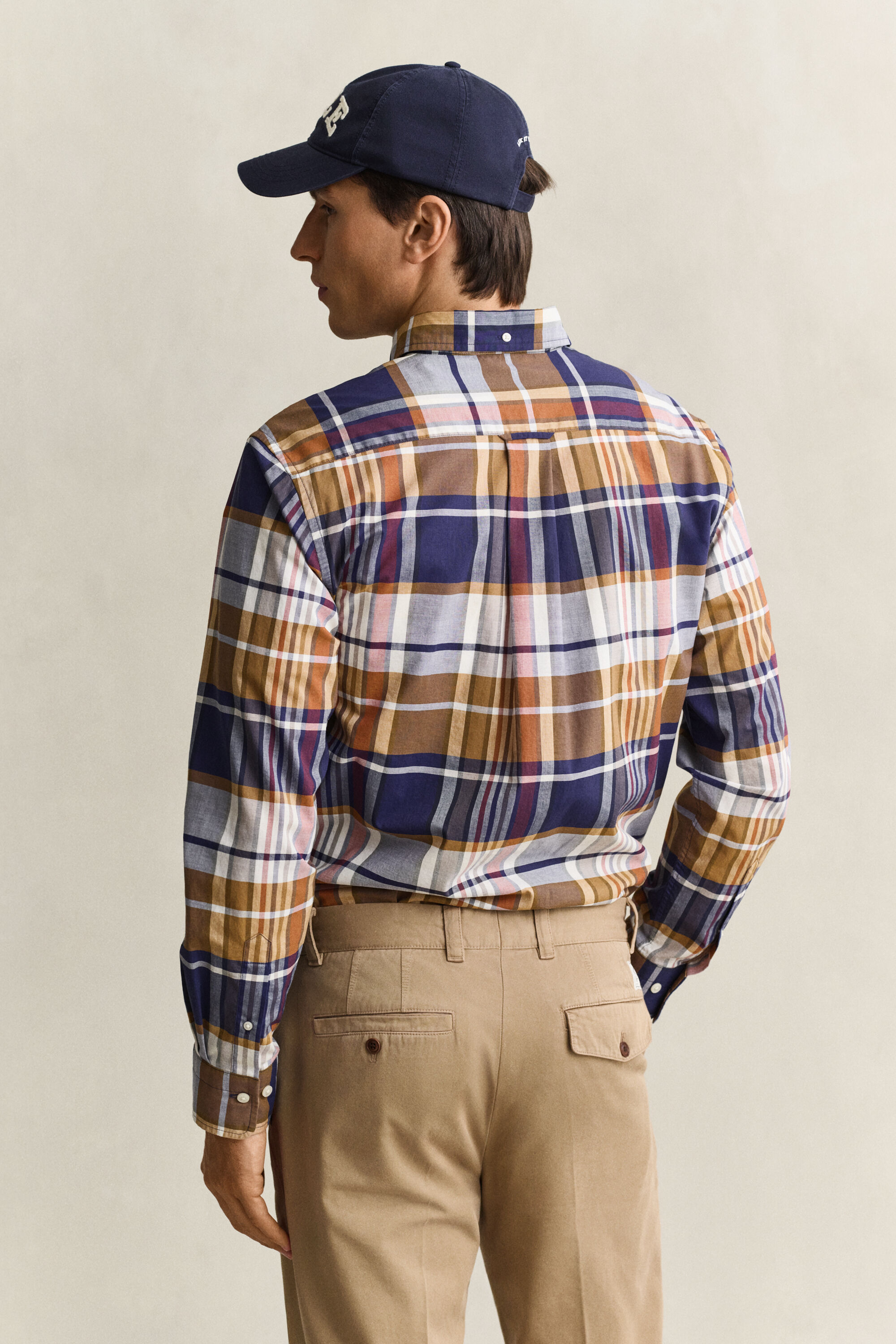 Camisa de popelina a cuadros Gant x Yale