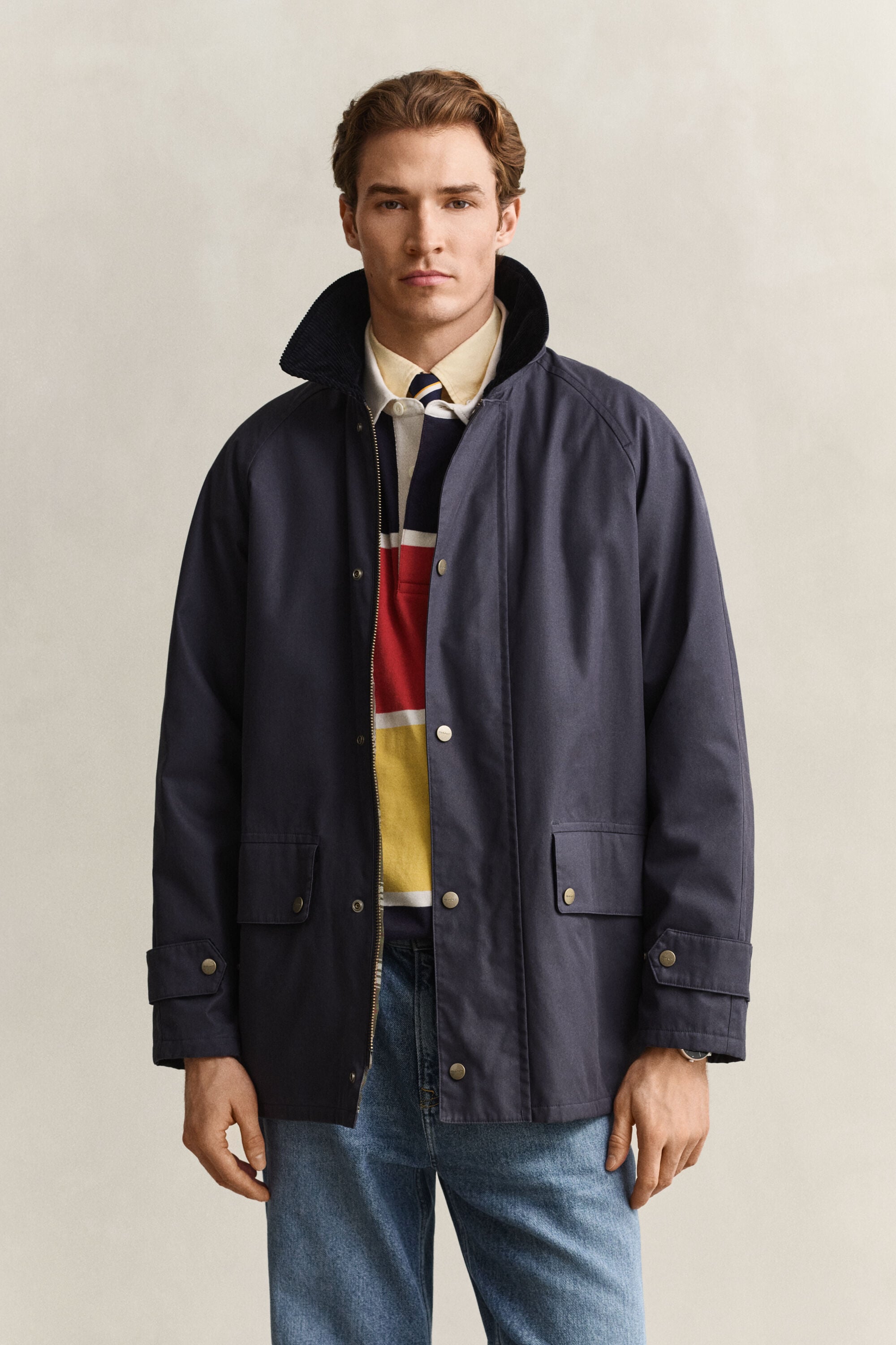 Chaqueta rústica encerada