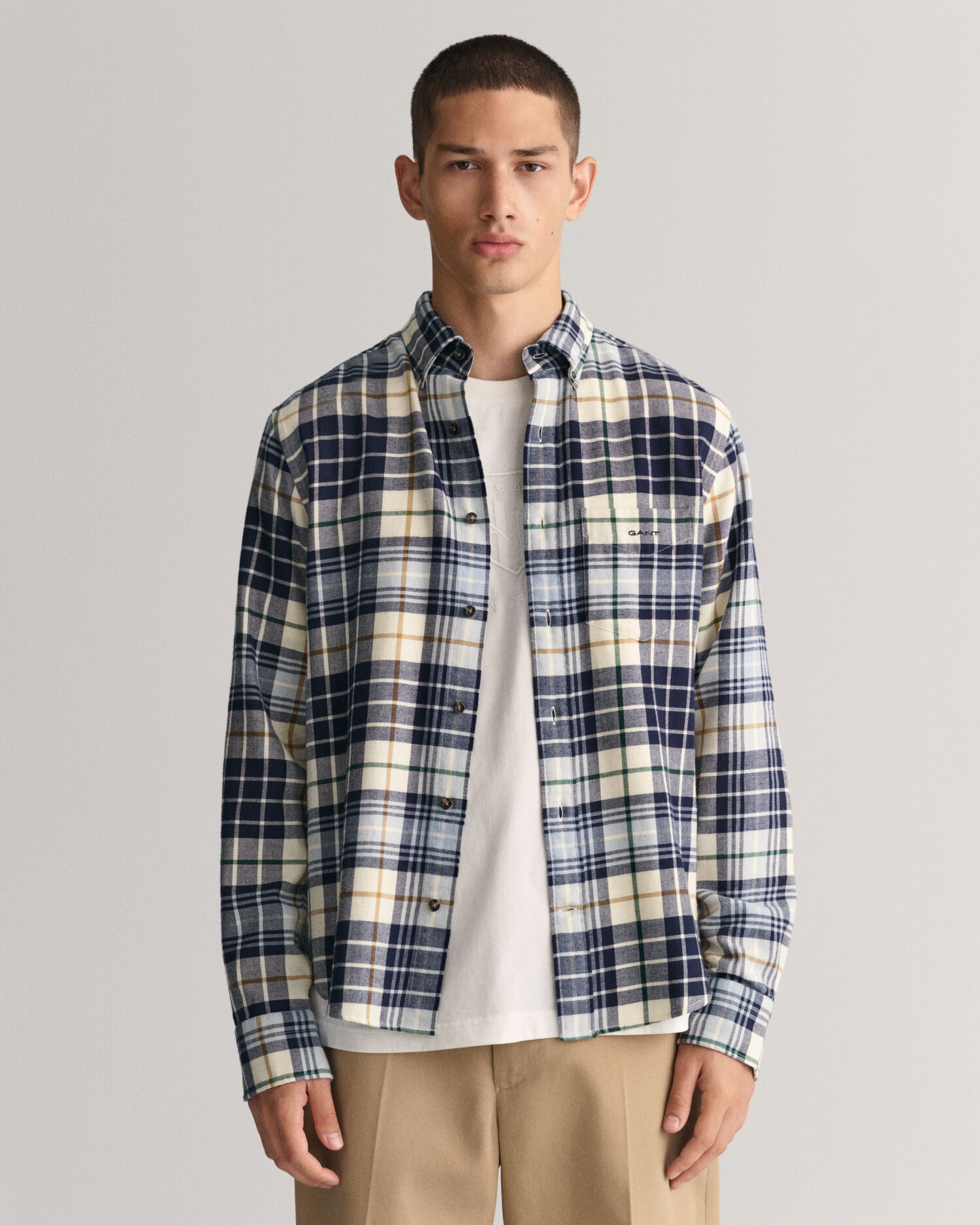 Camisa de cuadros escoceses deals