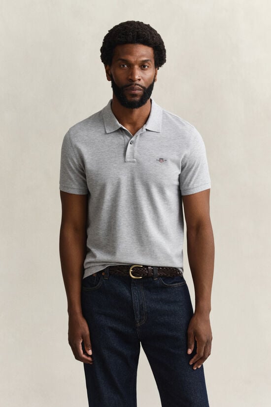 Polo de piqu&eacute; Slim Fit Shield