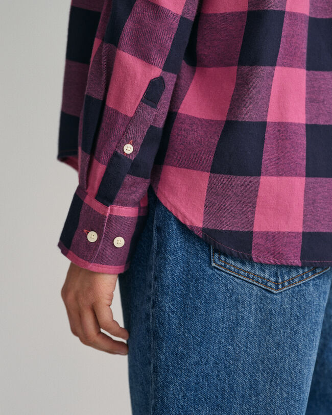 Camisa Relaxed Fit a cuadros Teen Girls