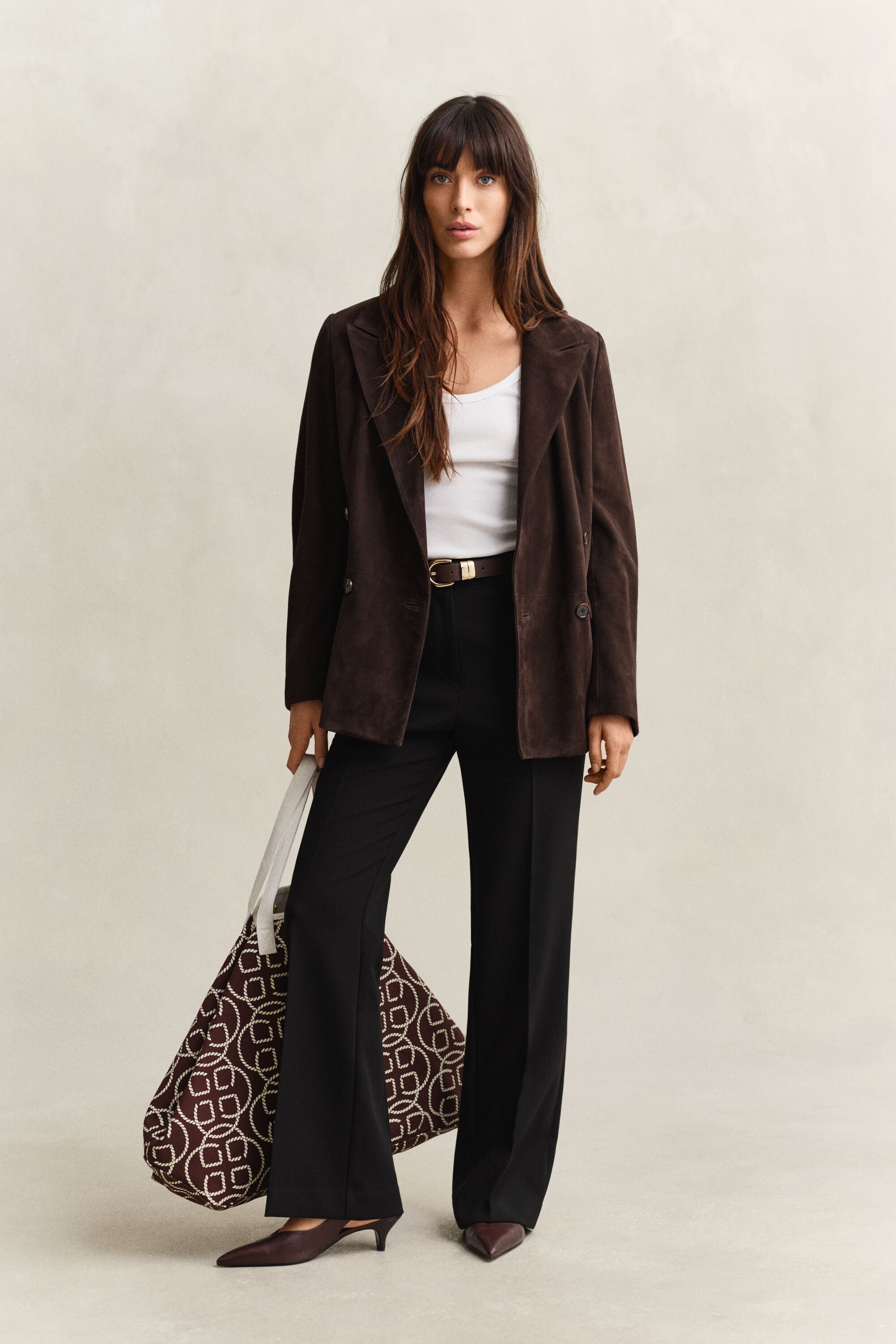 Pantalones de vestir acampanados