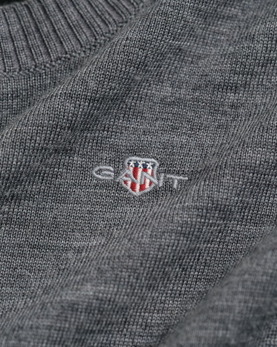 Jersey de cuello redondo en lana merino extrafina Kids