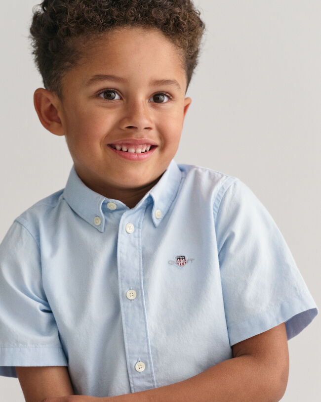 Camisa Oxford de manga corta Kids
