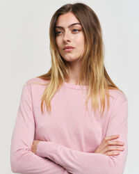 Jersey de cuello redondo en punto fino