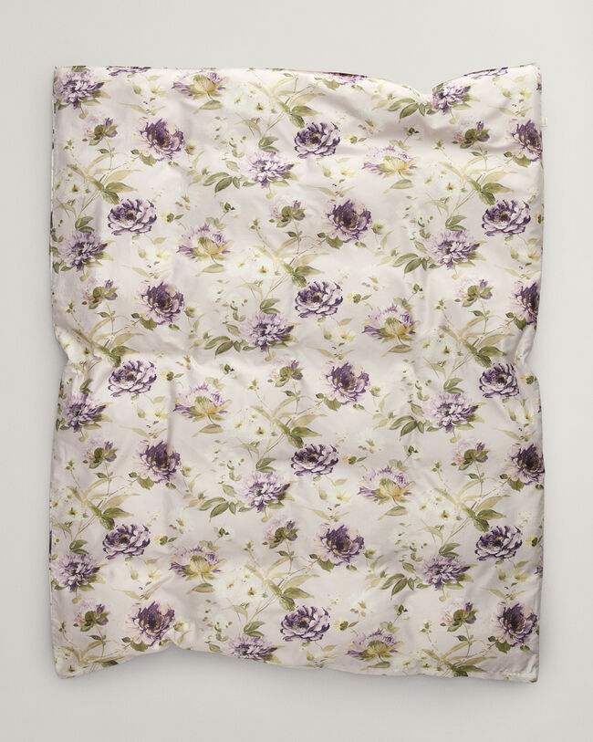 Funda de edred&oacute;n con estampado de flores para cama individual