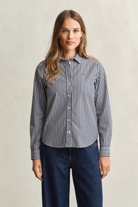 Camisa Regular Fit cl&aacute;sica de popelina a rayas
