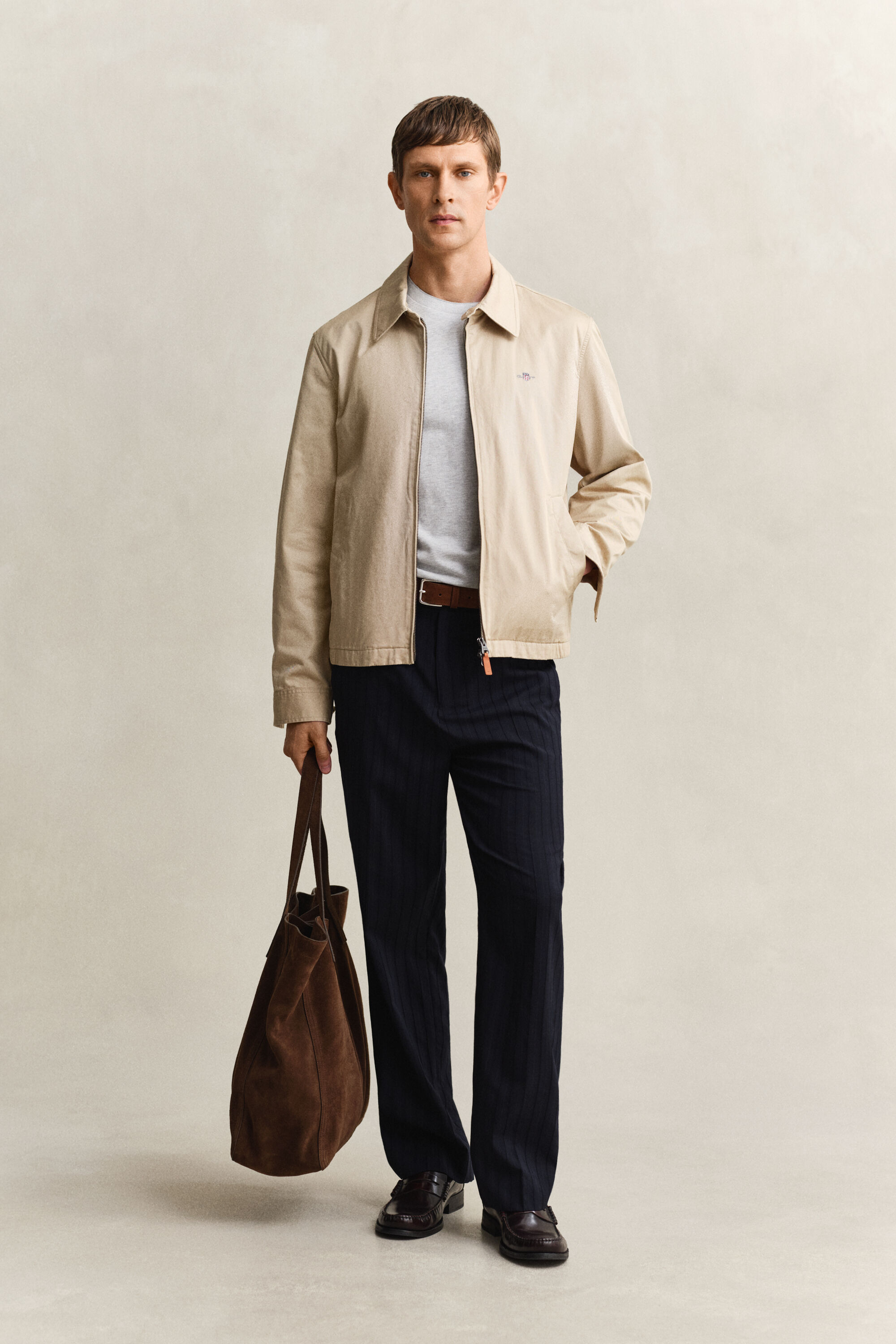 Camiseta de piqué en dos tonos