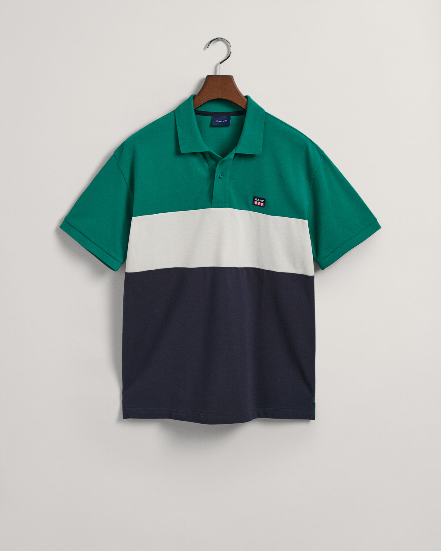 Polo de piqu&eacute; con dise&ntilde;o de bloques Color