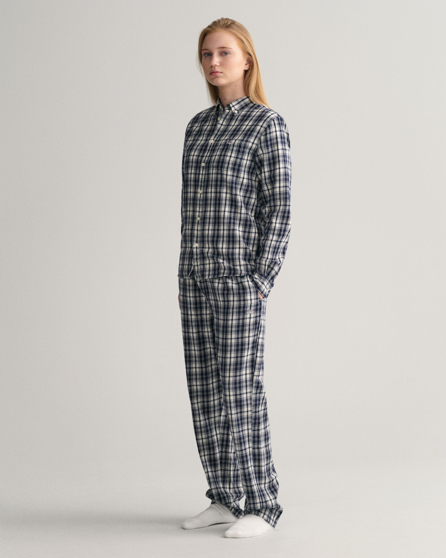 Pantalones de pijama de cuadros peque&ntilde;os Teens