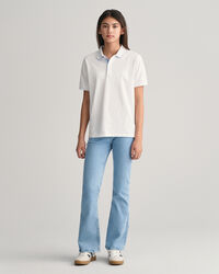 Polo de piqu&eacute; en contraste Teens