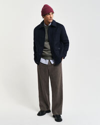 Sudadera de cuello redondo con grabado