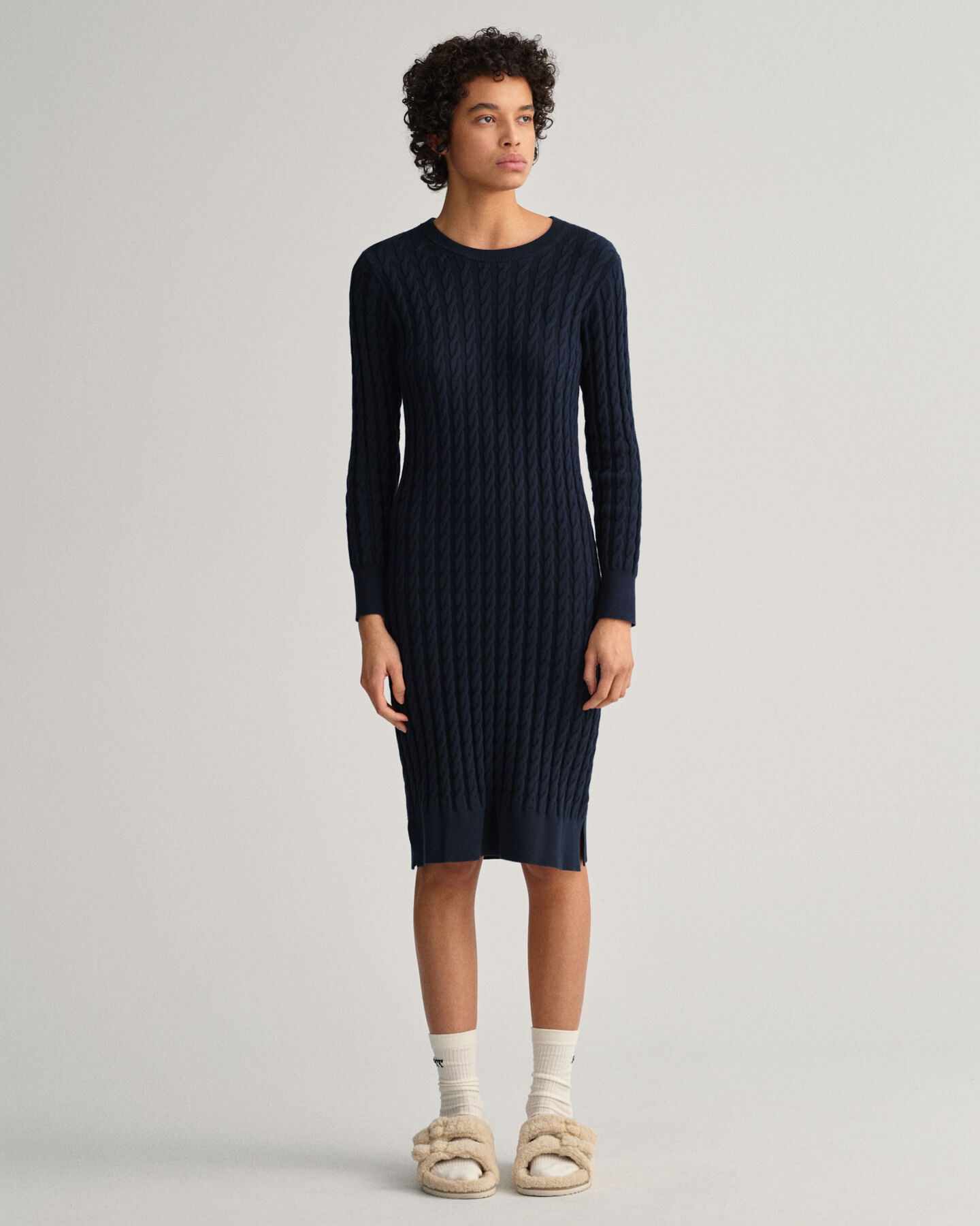 Vestido de punto de ochos retorcidos