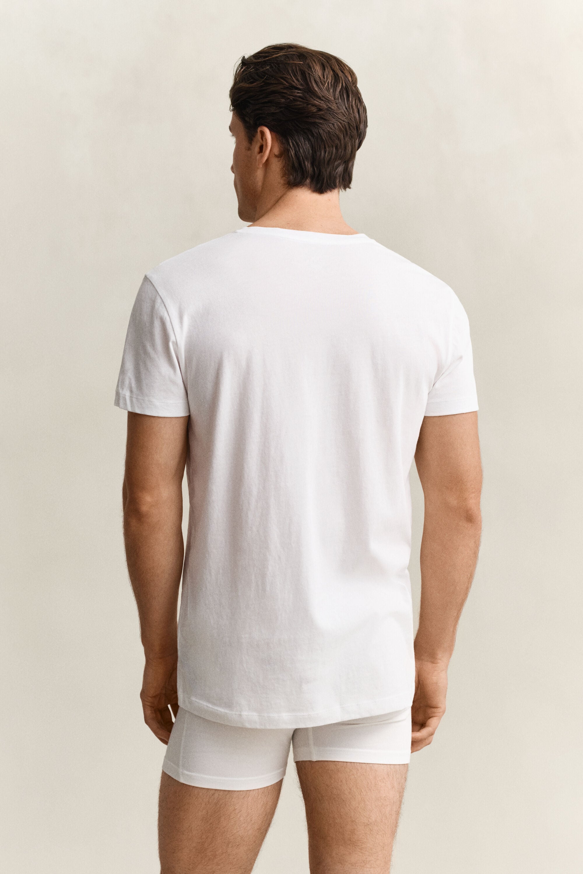 Paquete de dos camisetas de cuello de pico