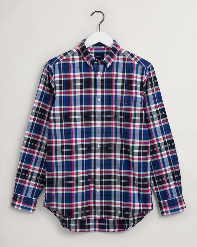 Camisa Oxford Regular Fit a cuadros