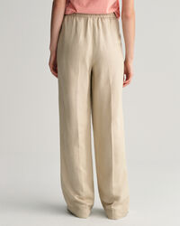 Pantalones Relaxed Fit en mezcla de lino Pull-On