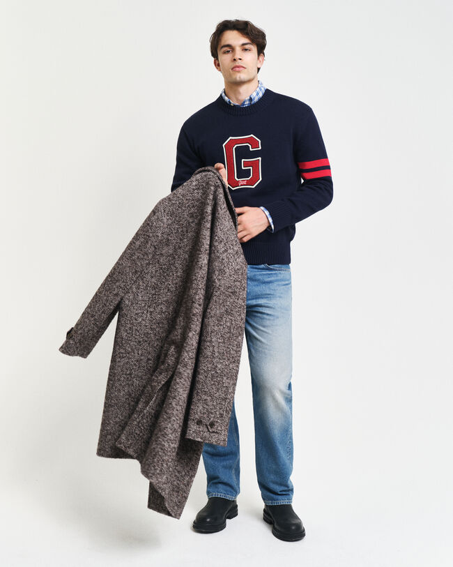 Jersey de cuello redondo con diseño de temporada