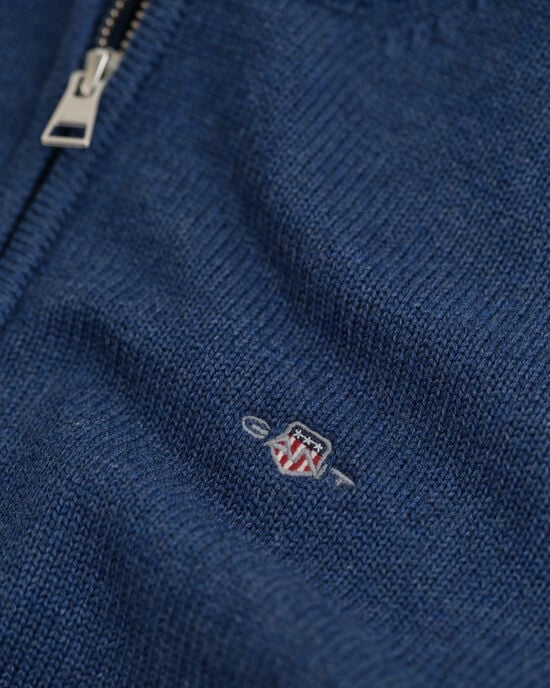 Jersey de algodón con media cremallera casual Teens