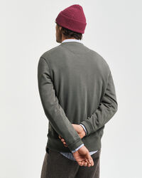 Sudadera de cuello redondo con grabado