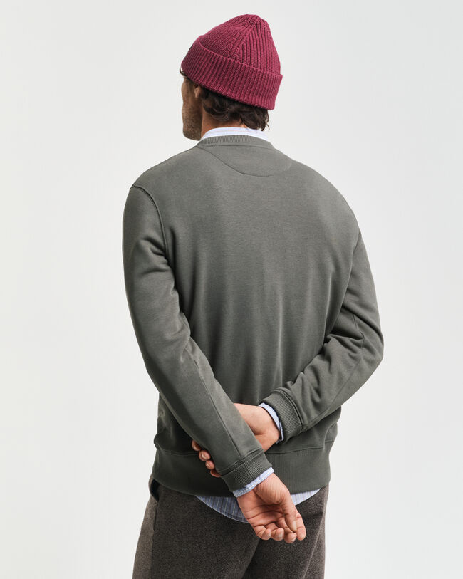 Sudadera de cuello redondo con grabado