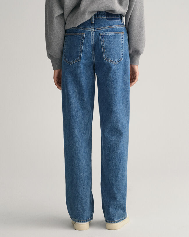 Vaqueros holgados de pernera recta