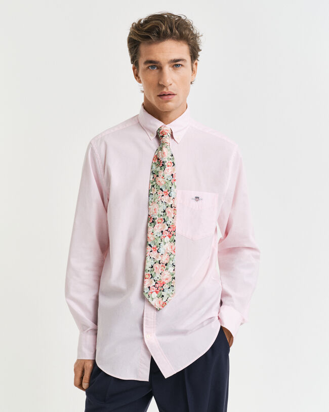 Camisa Regular Fit clásica de popelina