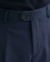 Pantalones con dise&ntilde;o de espiga ajustados en el bajo