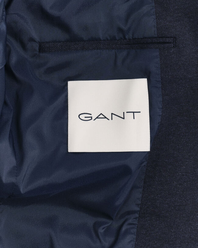 Americana Slim Fit de punto de piqué en dos tonos