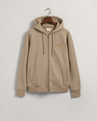 Sudadera con capucha y cremallera Tonal Shield