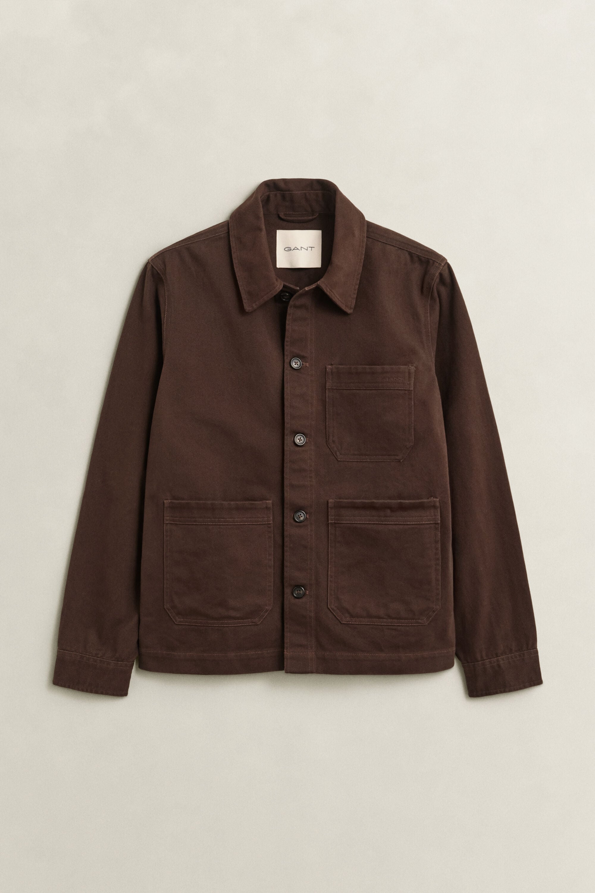 Sobrecamisa de sarga cepillada