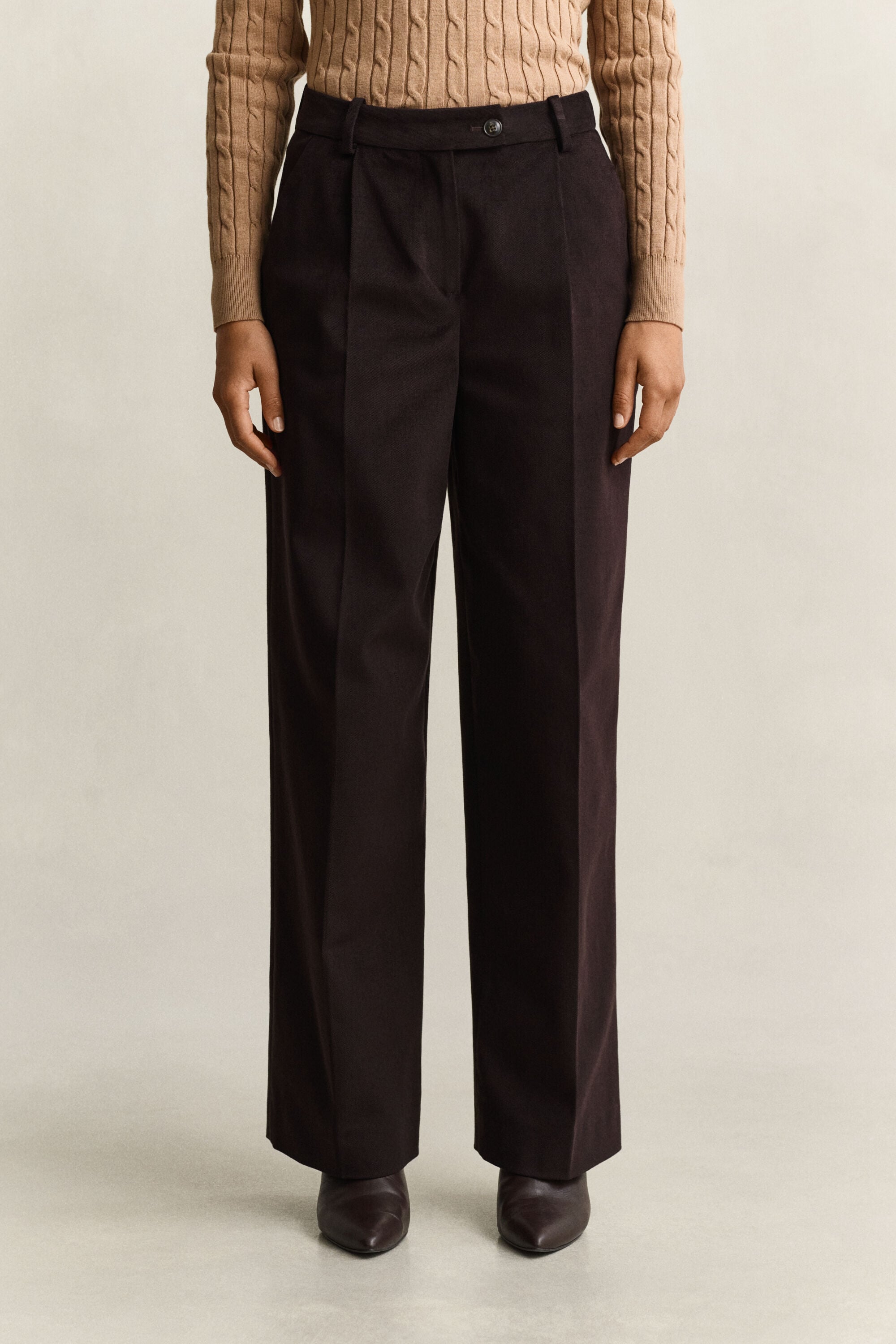 Pantalones de sarga aterciopelada