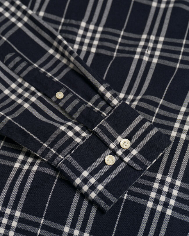 Camisa de franela Relaxed Fit a cuadros