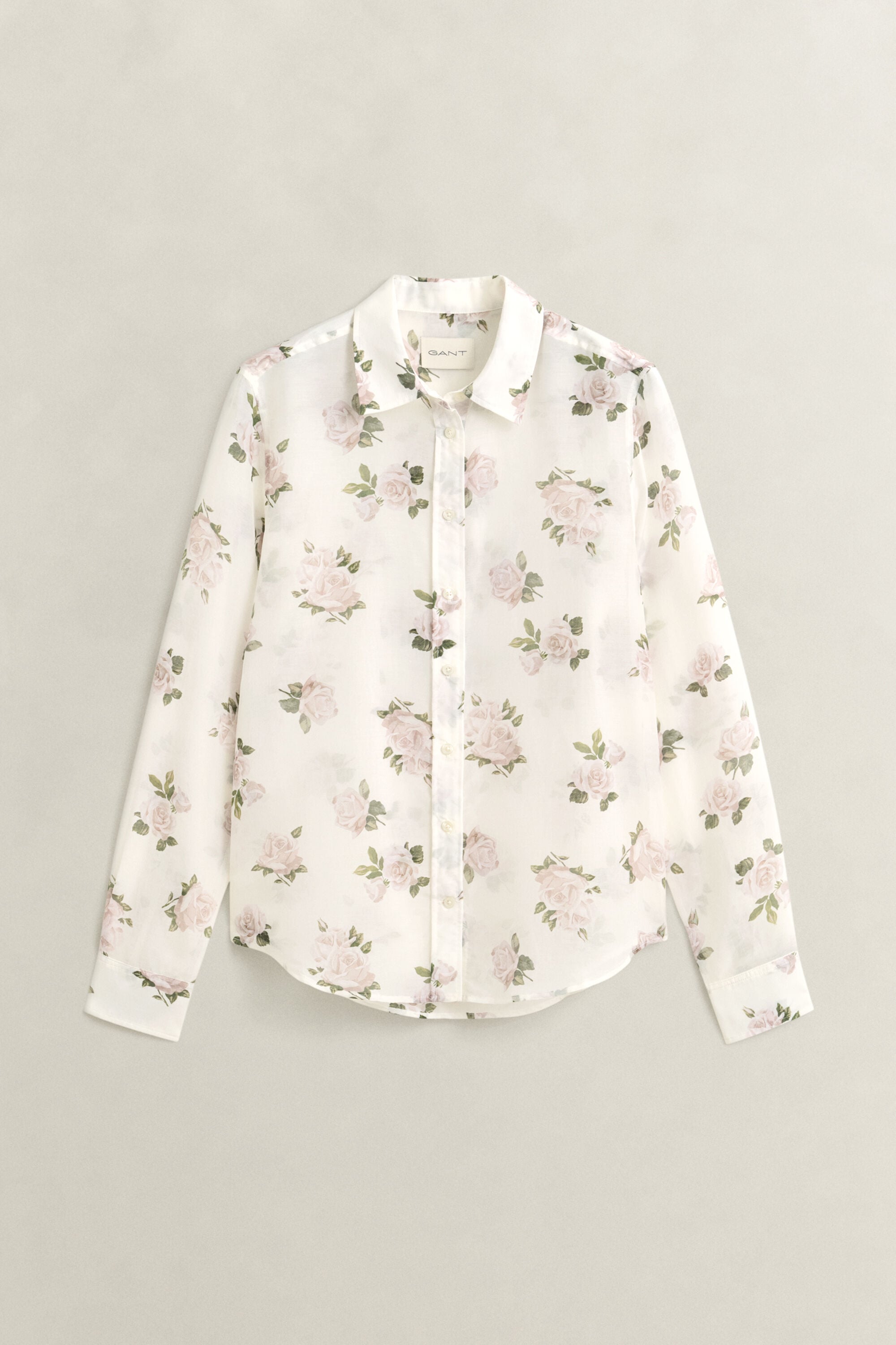 Camisa de algodón y seda