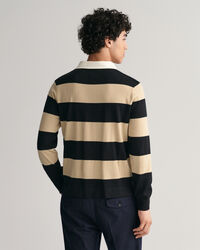 Rugger de lana merino de rayas anchas