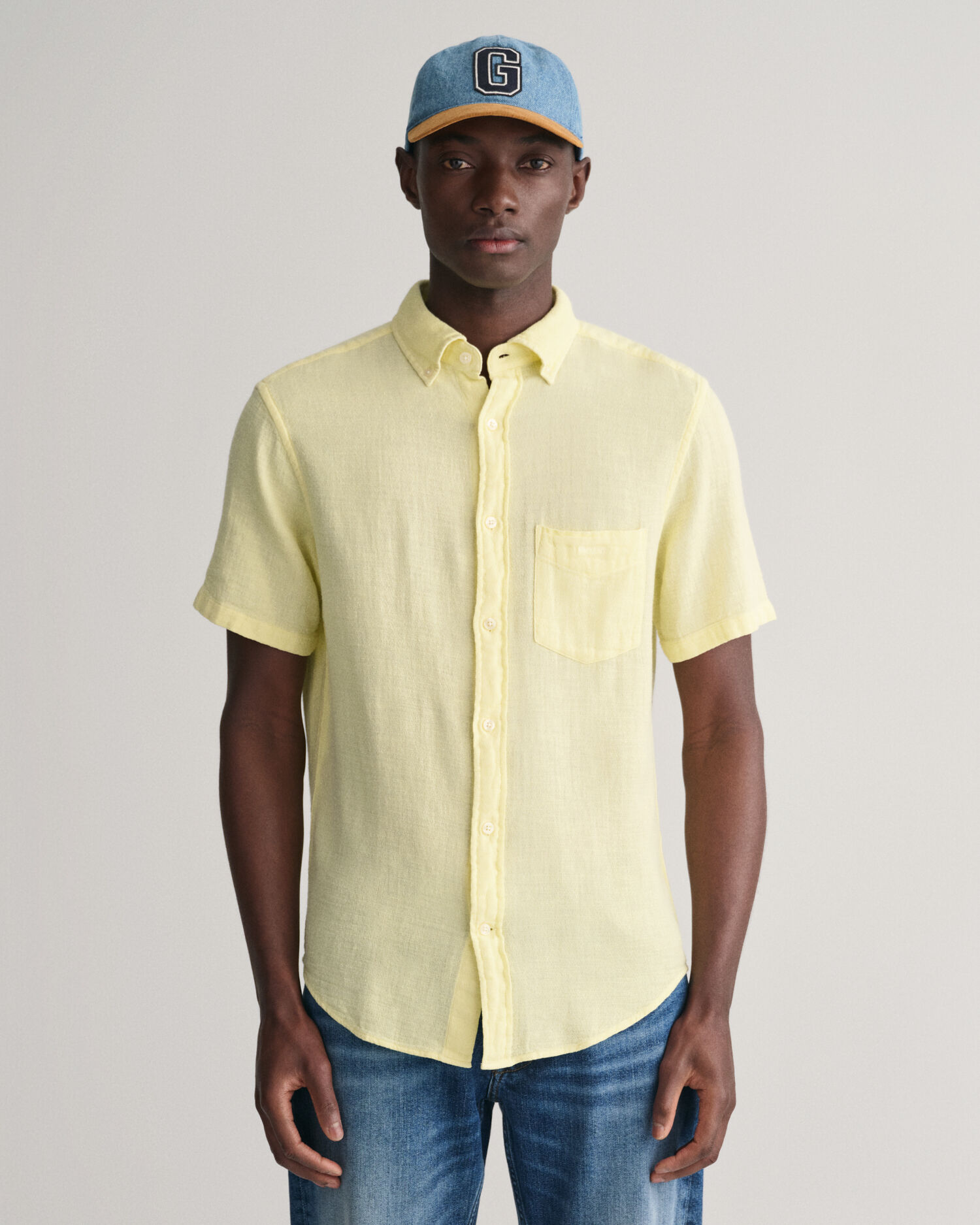 Camisa de lino para hombre Manga corta y larga GANT Espana