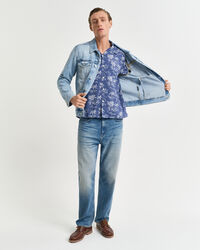 Camisa Relaxed Fit Island Print