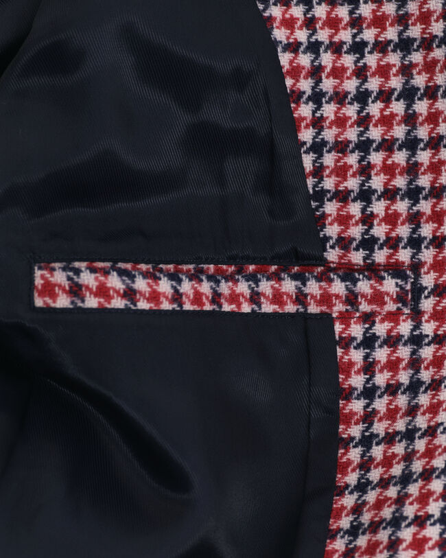 Americana Regular Fit con diseño de pata de gallo