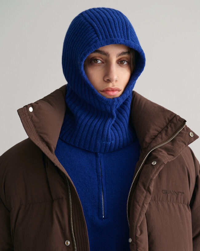 Pasamontañas de punto de lana